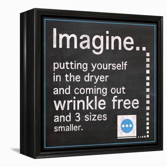 Imagine The Dryer-Lauren Gibbons-Framed Stretched Canvas