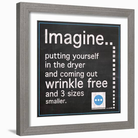 Imagine The Dryer-Lauren Gibbons-Framed Art Print