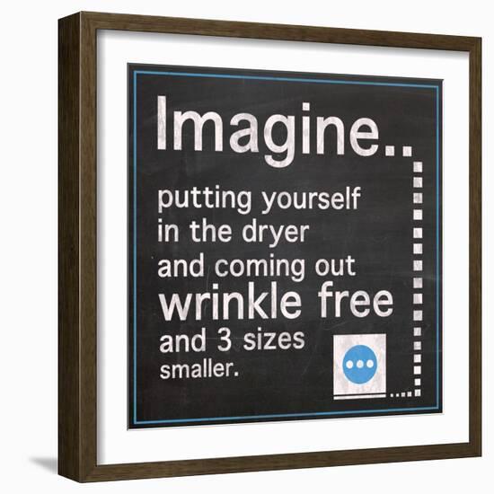 Imagine The Dryer-Lauren Gibbons-Framed Art Print