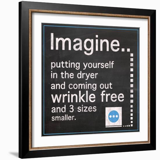 Imagine The Dryer-Lauren Gibbons-Framed Art Print