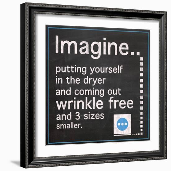 Imagine The Dryer-Lauren Gibbons-Framed Art Print