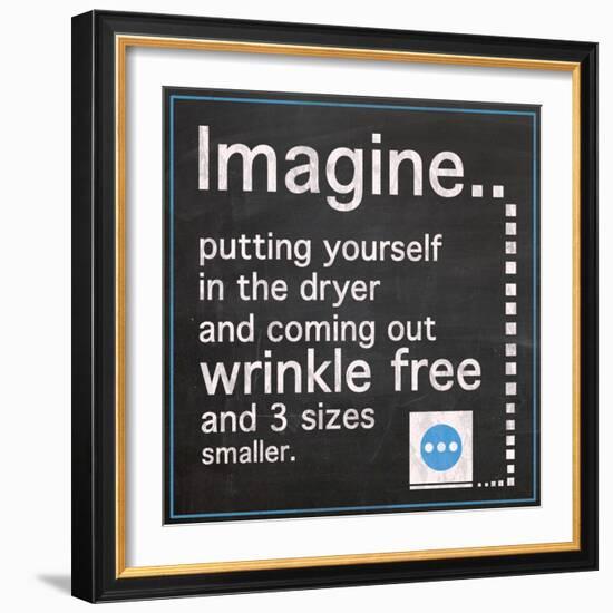 Imagine The Dryer-Lauren Gibbons-Framed Art Print