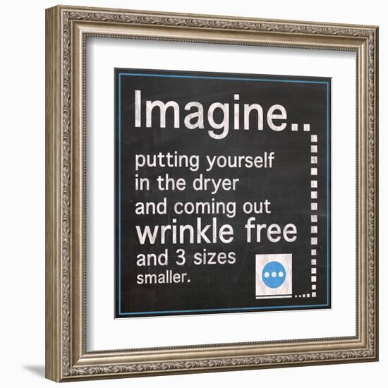 Imagine The Dryer-Lauren Gibbons-Framed Art Print