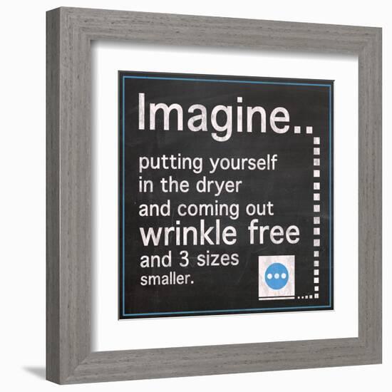 Imagine The Dryer-Lauren Gibbons-Framed Art Print