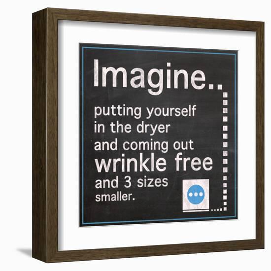 Imagine The Dryer-Lauren Gibbons-Framed Art Print