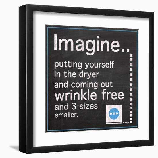 Imagine The Dryer-Lauren Gibbons-Framed Art Print