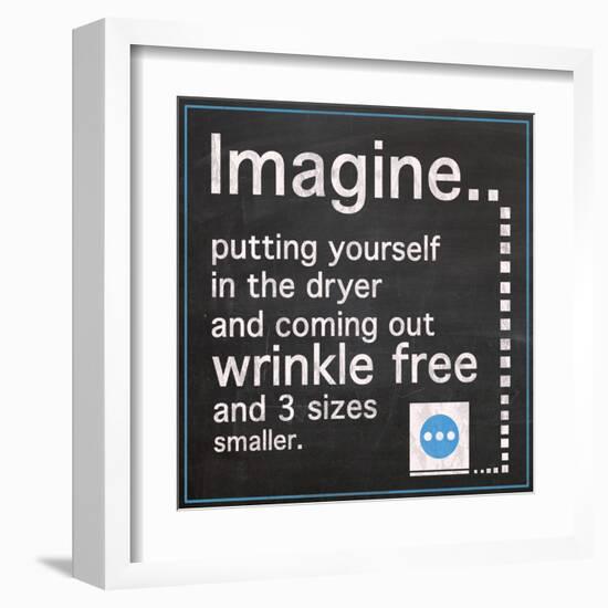 Imagine The Dryer-Lauren Gibbons-Framed Art Print