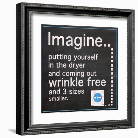 Imagine The Dryer-Lauren Gibbons-Framed Art Print