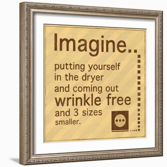 Imagine-Lauren Gibbons-Framed Art Print