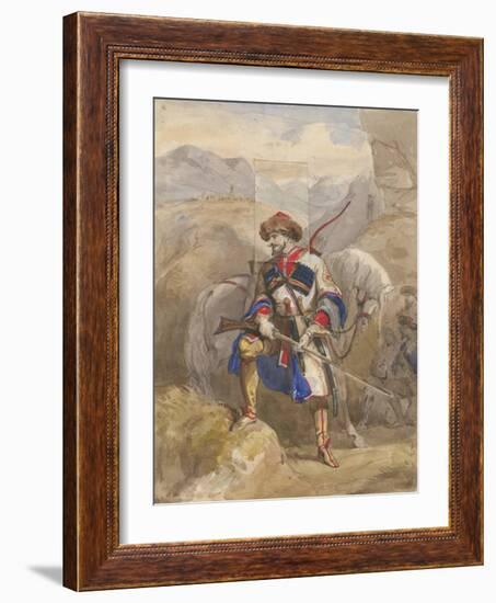 Imam Shamil (1797-187), 1854-null-Framed Giclee Print