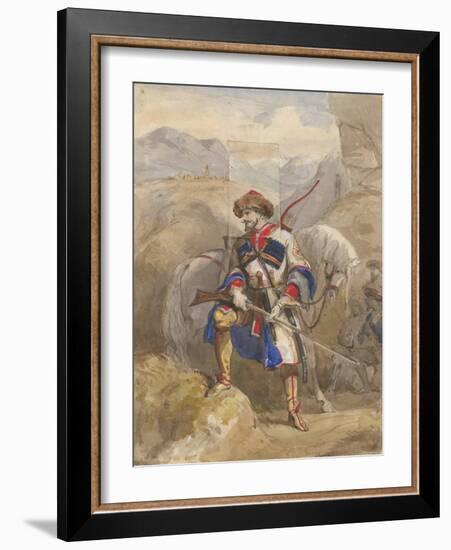 Imam Shamil (1797-187), 1854-null-Framed Giclee Print