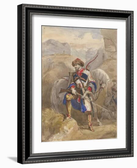 Imam Shamil (1797-187), 1854-null-Framed Giclee Print