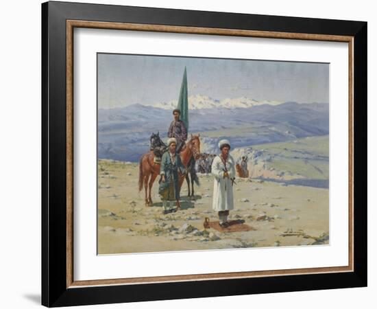 Imam Shamil in the Caucasus-Richard Karl Sommer-Framed Giclee Print