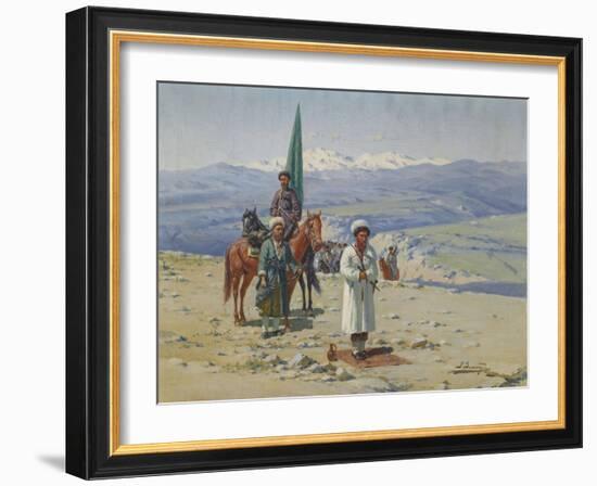 Imam Shamil in the Caucasus-Richard Karl Sommer-Framed Giclee Print