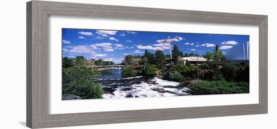 Imax Theater with Spokane Falls, Spokane, Washington State, USA-null-Framed Photographic Print