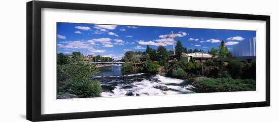 Imax Theater with Spokane Falls, Spokane, Washington State, USA-null-Framed Photographic Print