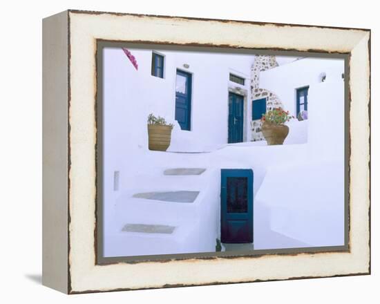 Imerovigli, Island of Santorini (Thira), Cyclades Islands, Aegean, Greek Islands, Greece, Europe-Sergio Pitamitz-Framed Premier Image Canvas