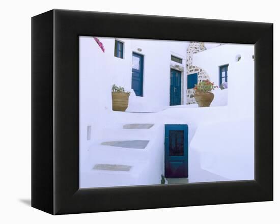 Imerovigli, Island of Santorini (Thira), Cyclades Islands, Aegean, Greek Islands, Greece, Europe-Sergio Pitamitz-Framed Premier Image Canvas