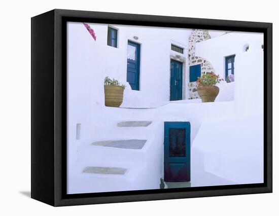 Imerovigli, Island of Santorini (Thira), Cyclades Islands, Aegean, Greek Islands, Greece, Europe-Sergio Pitamitz-Framed Premier Image Canvas