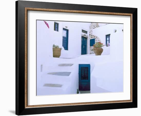 Imerovigli, Island of Santorini (Thira), Cyclades Islands, Aegean, Greek Islands, Greece, Europe-Sergio Pitamitz-Framed Photographic Print