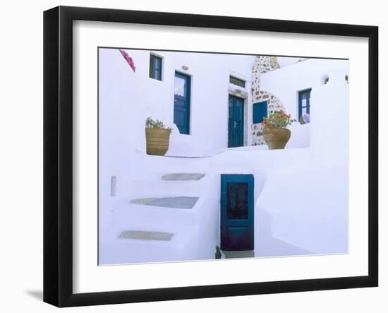 Imerovigli, Island of Santorini (Thira), Cyclades Islands, Aegean, Greek Islands, Greece, Europe-Sergio Pitamitz-Framed Photographic Print