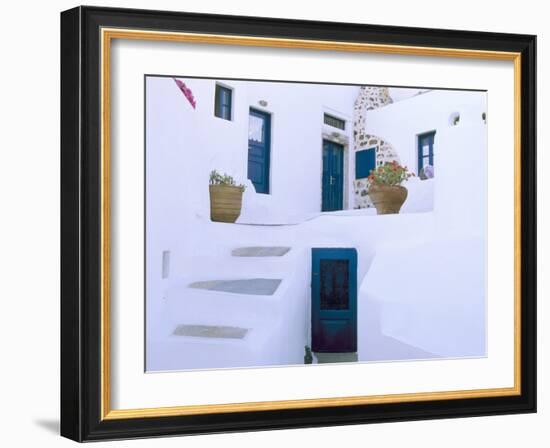 Imerovigli, Island of Santorini (Thira), Cyclades Islands, Aegean, Greek Islands, Greece, Europe-Sergio Pitamitz-Framed Photographic Print