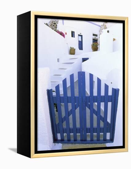 Imerovigli, Island of Santorini (Thira), Cyclades Islands, Aegean, Greek Islands, Greece, Europe-Sergio Pitamitz-Framed Premier Image Canvas