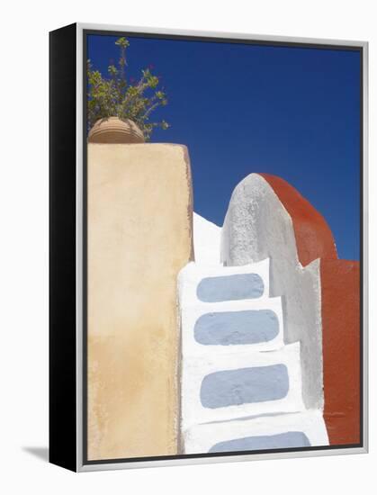 Imerovigli, Santorini, Cyclades, Greek Islands, Greece, Europe-Papadopoulos Sakis-Framed Premier Image Canvas