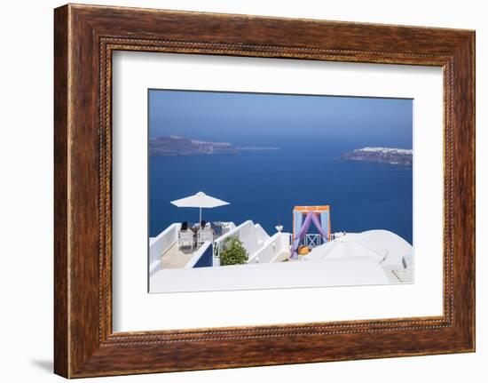 Imerovigli, Santorini (Thira), Cyclades Islands, Greece-Jon Arnold-Framed Photographic Print