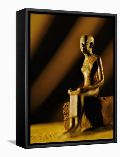 Imhotep Statue, Egypt-Kenneth Garrett-Framed Premier Image Canvas