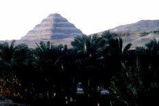 Step Pyramid of King Djoser Behind the Niles Flood Plain, Saqqara, Egypt, 3rd Dynasty, C2600 Bc-Imhotep-Photographic Print