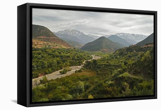 Imlil Valley and Toubkal Mountains, High Atlas, Morocco, North Africa, Africa-Jochen Schlenker-Framed Premier Image Canvas