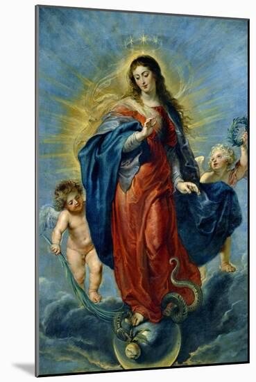Immaculate Conception, 1627-Peter Paul Rubens-Mounted Giclee Print