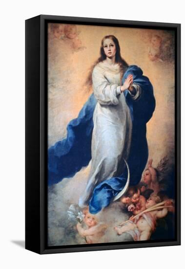 Immaculate Conception, 1665-1670-Bartolomé Esteban Murillo-Framed Premier Image Canvas