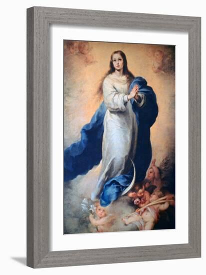 Immaculate Conception, 1665-1670-Bartolomé Esteban Murillo-Framed Giclee Print