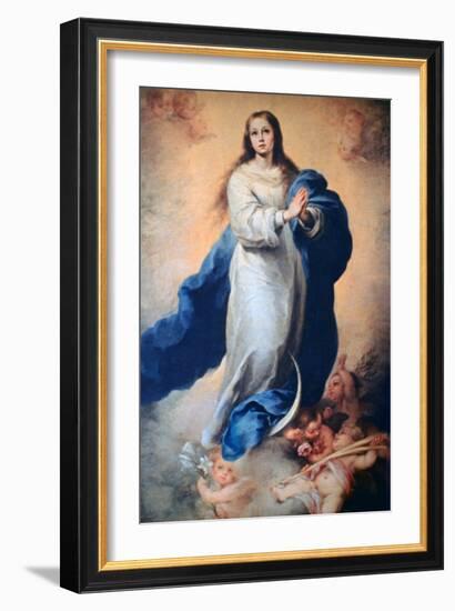 Immaculate Conception, 1665-1670-Bartolomé Esteban Murillo-Framed Giclee Print