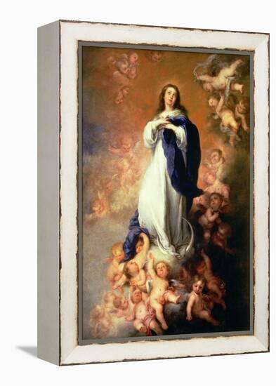 Immaculate Conception of the Escorial, circa 1678-Bartolome Esteban Murillo-Framed Premier Image Canvas