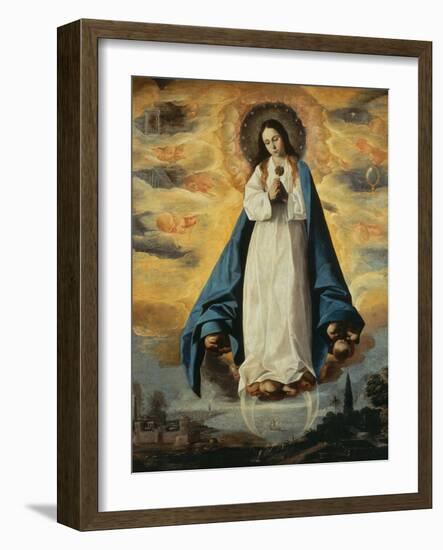 Immaculate Conception-Francisco de Zurbarán-Framed Premium Giclee Print