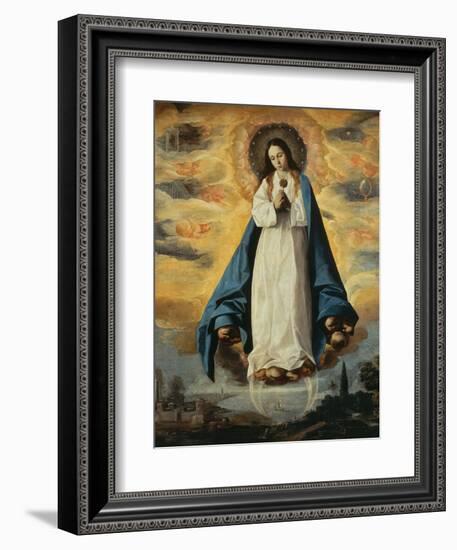 Immaculate Conception-Francisco de Zurbarán-Framed Giclee Print