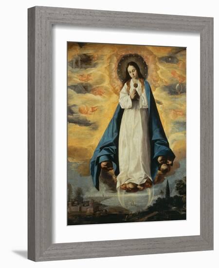 Immaculate Conception-Francisco de Zurbarán-Framed Giclee Print