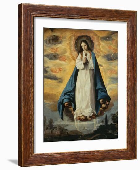 Immaculate Conception-Francisco de Zurbarán-Framed Giclee Print