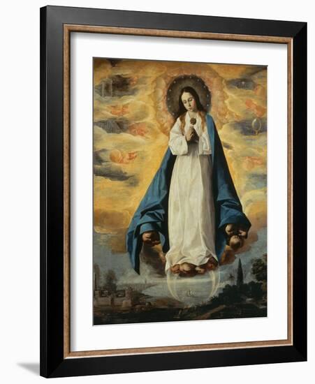 Immaculate Conception-Francisco de Zurbarán-Framed Giclee Print