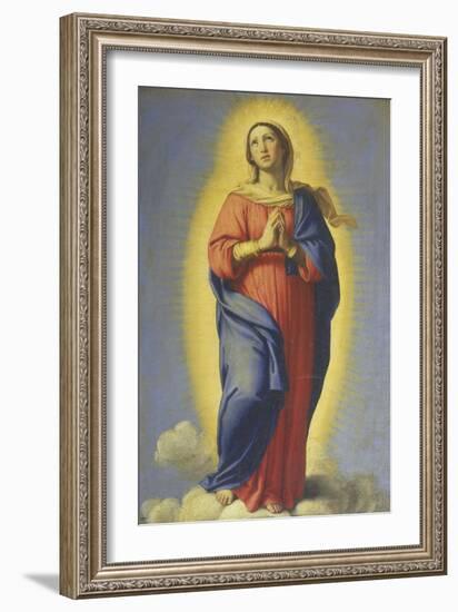 Immaculate Conception-Giovanni Battista Salvi da Sassoferrato-Framed Giclee Print