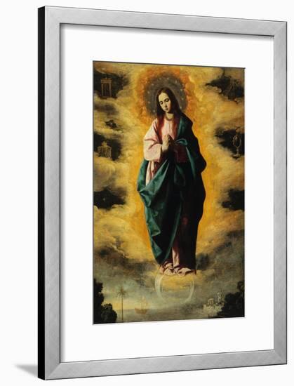 Immaculate Conception-Francisco de Zurbarán-Framed Giclee Print