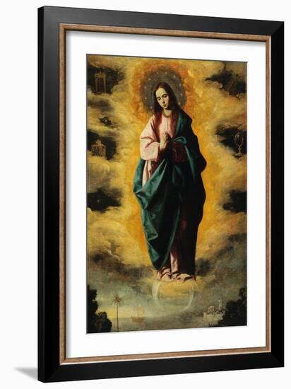 Immaculate Conception-Francisco de Zurbarán-Framed Giclee Print