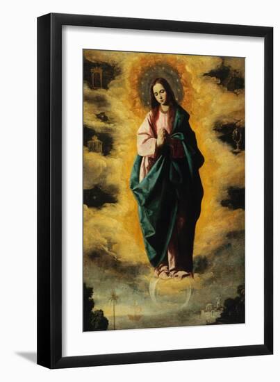 Immaculate Conception-Francisco de Zurbarán-Framed Giclee Print