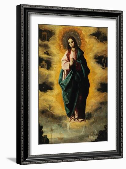 Immaculate Conception-Francisco de Zurbarán-Framed Giclee Print