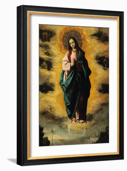 Immaculate Conception-Francisco de Zurbarán-Framed Giclee Print