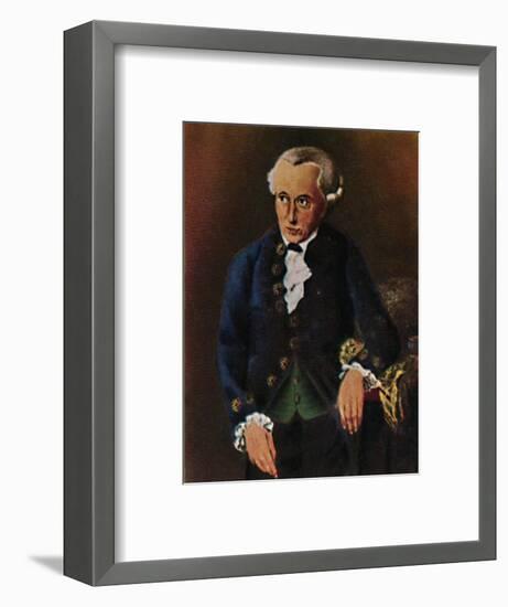 'Immanuel Kant 1724-1804. - Gemälde von Döbler', 1934-Unknown-Framed Giclee Print