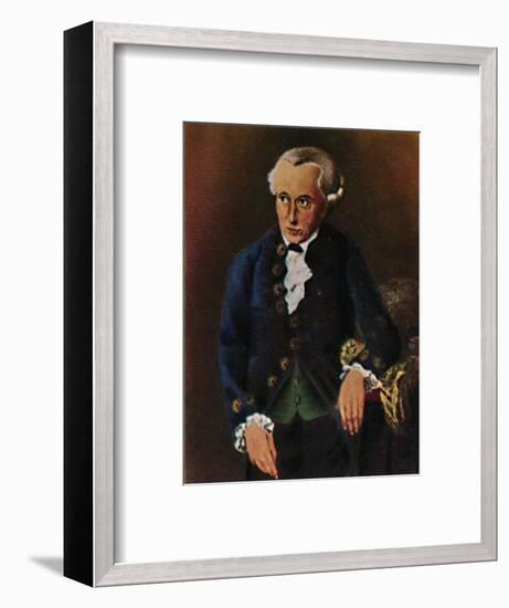 'Immanuel Kant 1724-1804. - Gemälde von Döbler', 1934-Unknown-Framed Giclee Print